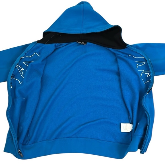 Zoo York Zip-Up Hoodie Sweatshirt Embroidered Blue/Black Long Sleeve Skate XL/20 - Picture 8 of 11